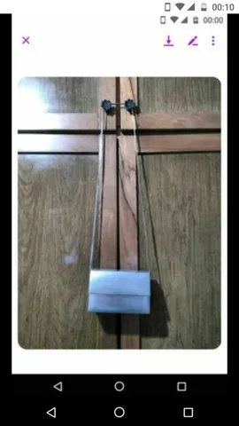 Bolsa prateada 