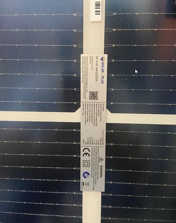 Placa Solar / Painel Solar /  570W Bifacial - Foto 2