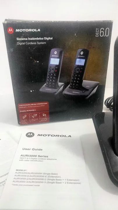 Telefone sem Fio Motorola DECT 6.0 AURI3000 Série - Foto 2
