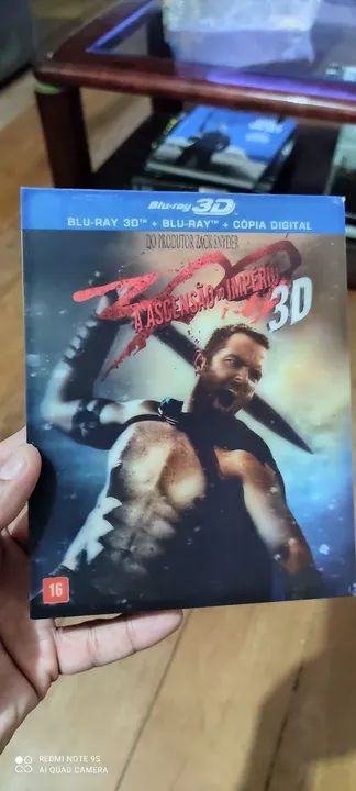 300: A Ascensão do Império (Blu-Ray + Blu-Ray 3D) com luva lenticular