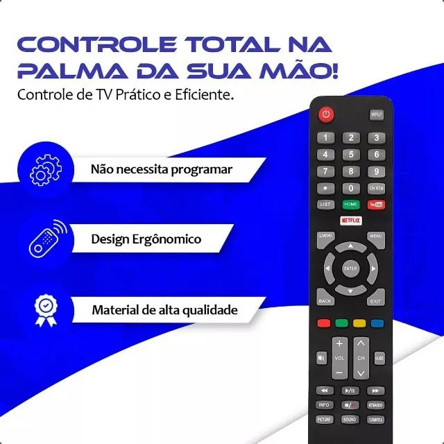 Controle Remoto TV Cobia Haier - Novo - Foto 3