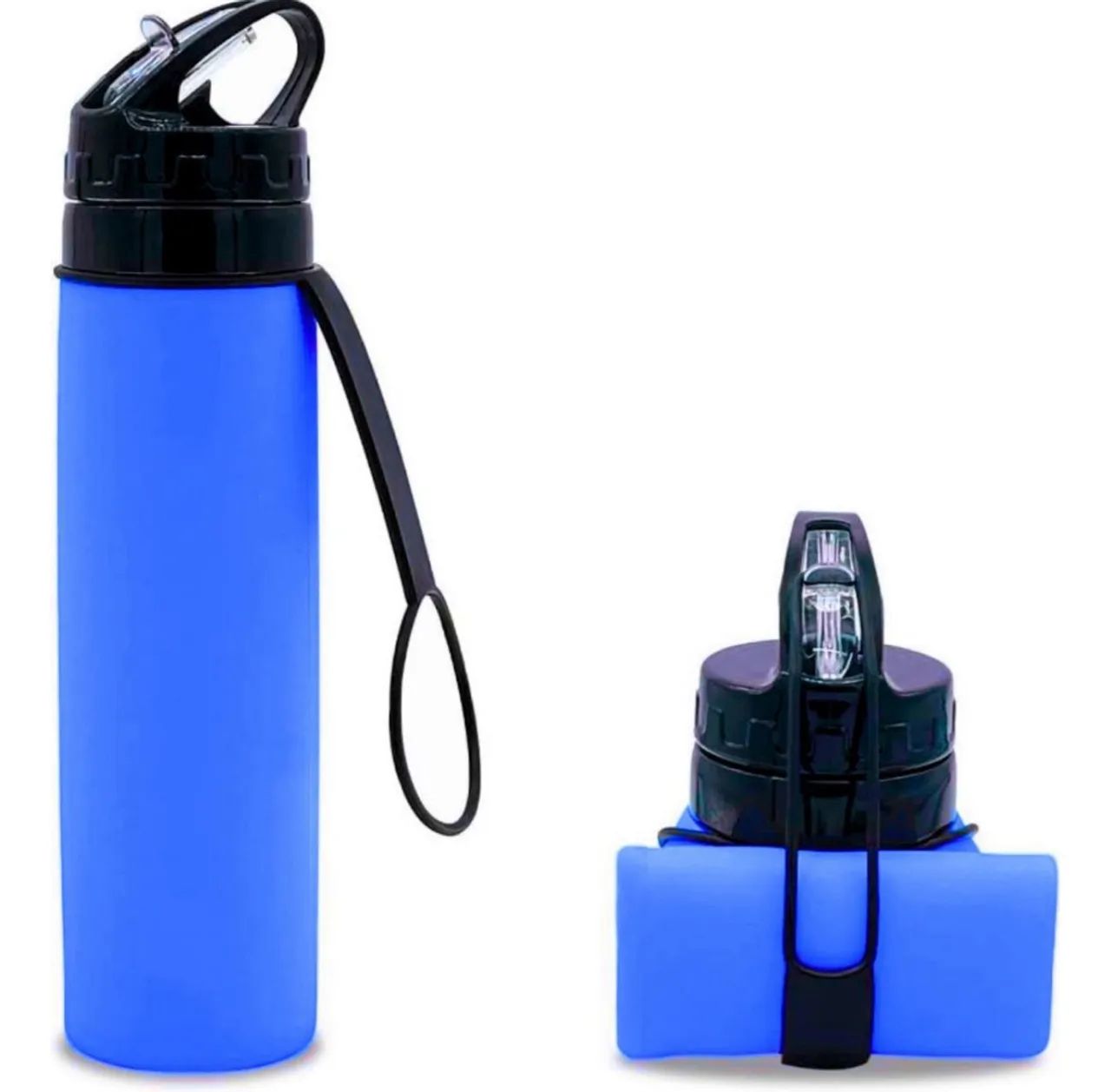Garrafa dobrável de silicone 