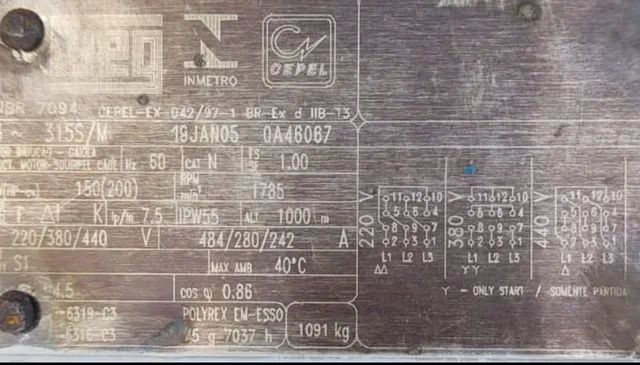 Vendo Motor 200 Cv Weg - Foto 4