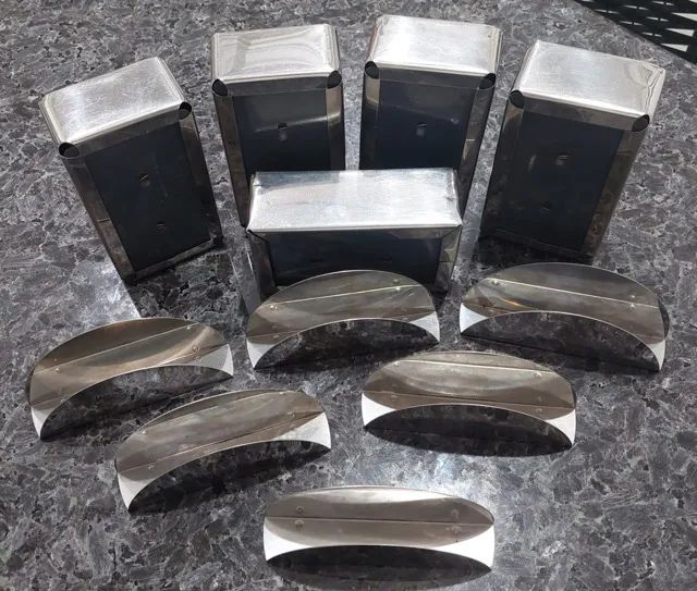 Kit 11 Porta Guardanapo Inox Lanchonete Restaurante [Bem conservados!]