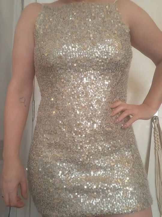 Vestido de paetê P - Foto 5