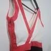 Macacão longo, branco, rosa e preto.  - Foto 3