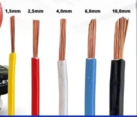 Promoção de cabos elétricos do 1,5mm a 16,0mm não comprei antes de nós consutar.