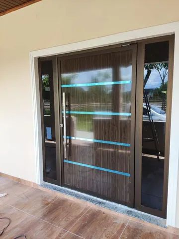 Portas acm alumínio  - Foto 3