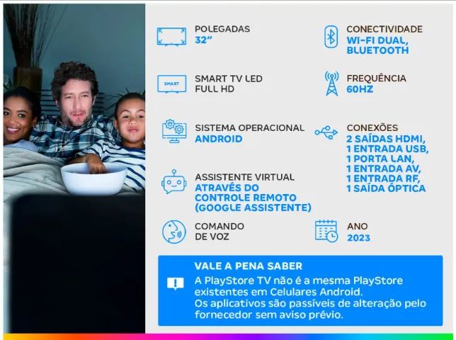 Smart TV 32? Full HD LED TCL (PRODUTO NOVO/LACRADO/COM GARANTIA DE FABRICA) - Foto 3