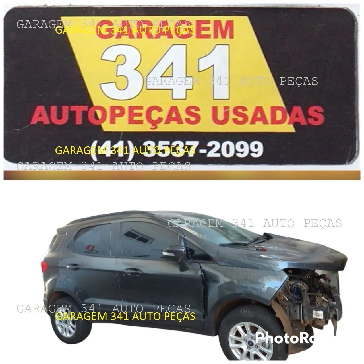 Peças para Ford Ecosport - Cinza