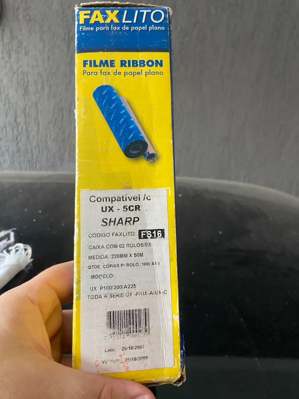 Filme Ribbon p fax de papel plano - Foto 2