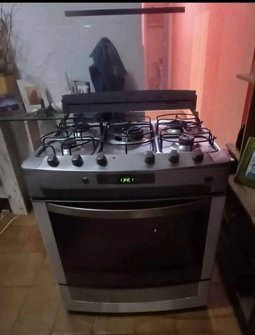 Fogão brastemp 5 bocas timer com acendimento automático 