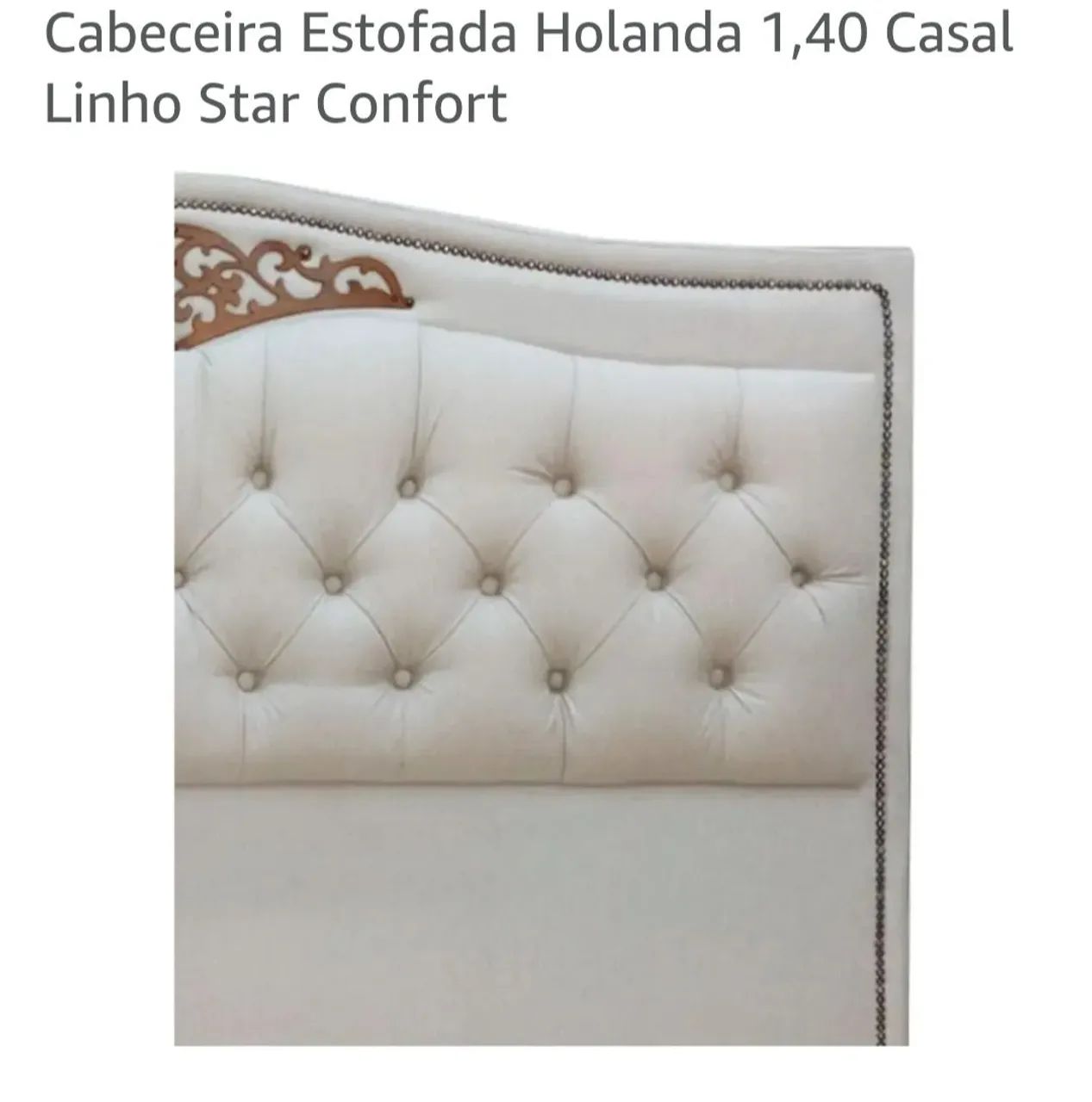 Cabeceira Estofada Holanda 1,40 Casal - Foto 2