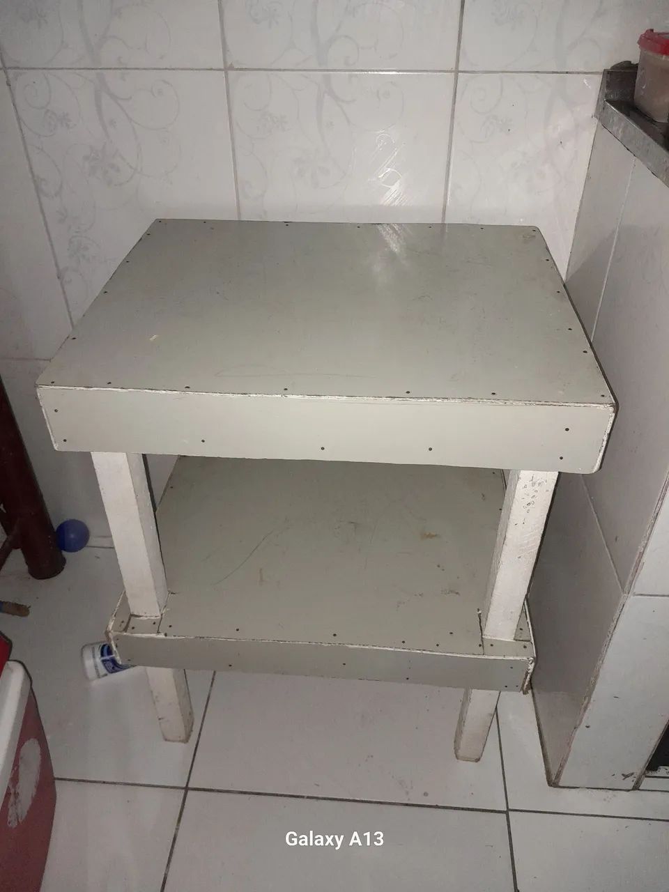 Mesa de madeira Cinza para diversos usos - Foto 2