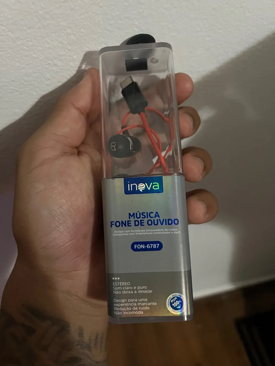 Fone de ouvido com bloqueador de ruídos
