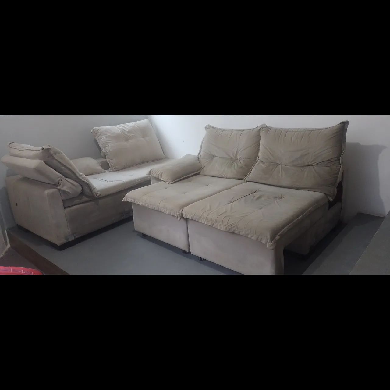 Sofá retrátil 3 lugares65579523492993120