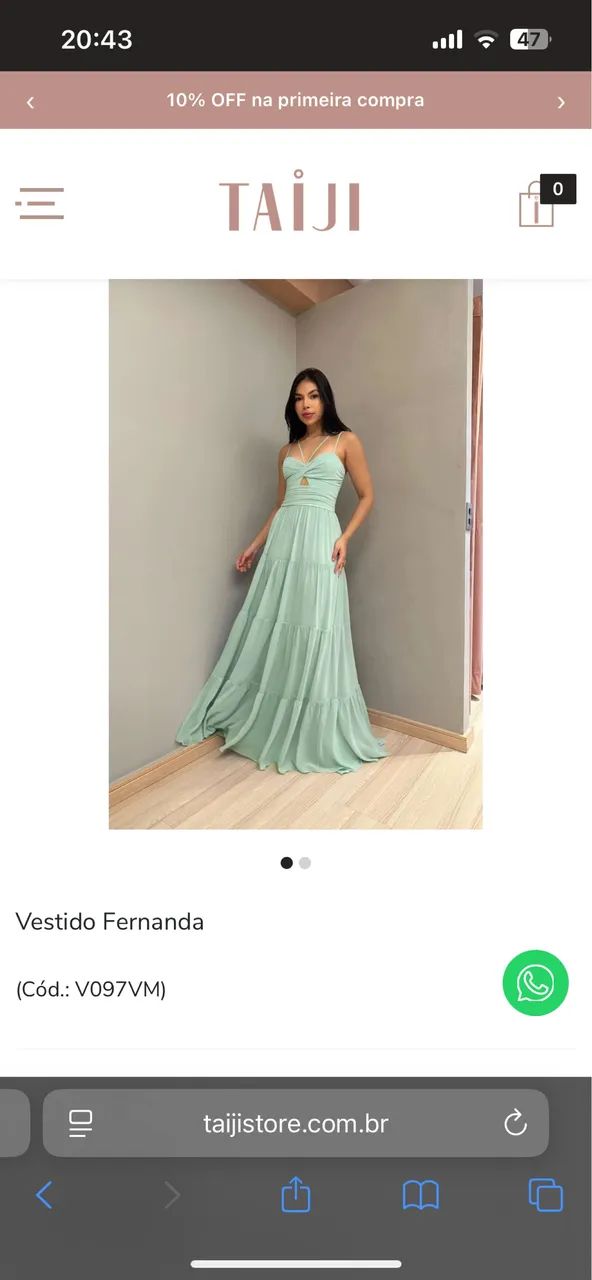 Vestido verde menta65562808003585121