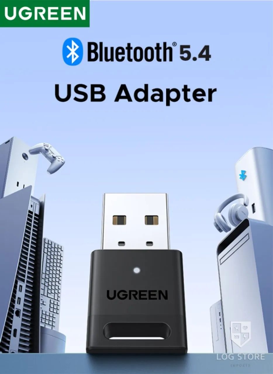 Adaptador Sem Fio UGREEN USB Bluetooth 5.4 Receptor De Transmissor Dongle Para PC Windows - Foto 4