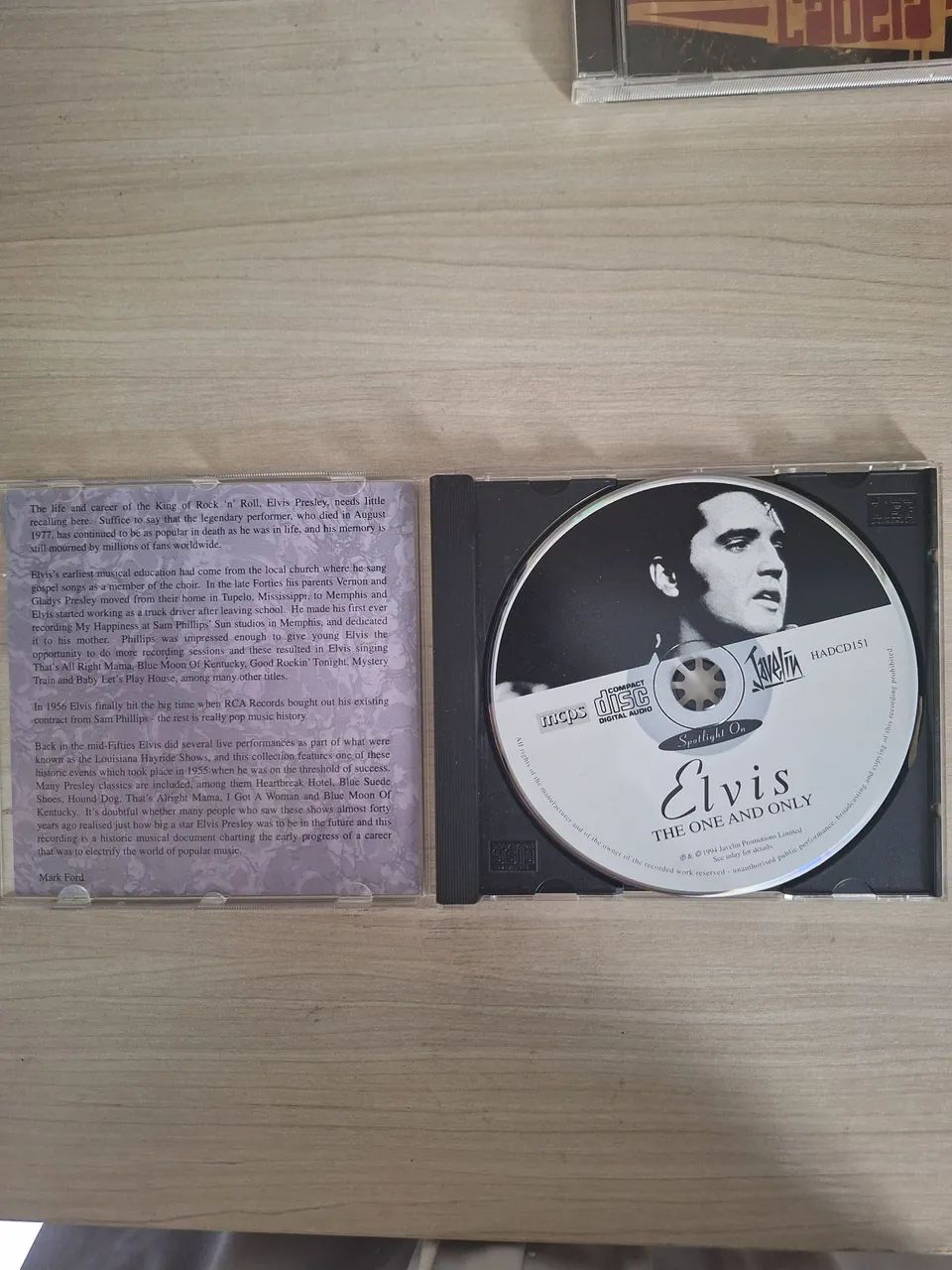 CD Elvis Presley - The One and Only Importado Seminovo - Foto 2