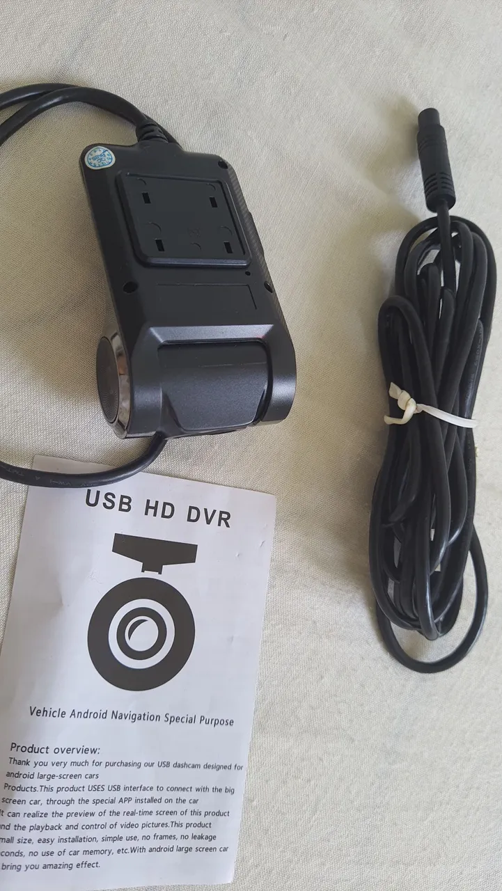 Câmera USB HD DVR para Carro Android