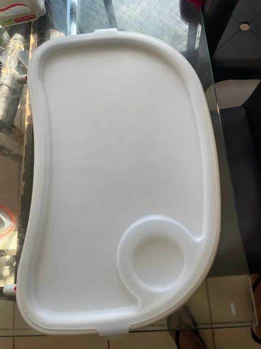Cadeira de Alimentação Bebê - Branca - Foto 2