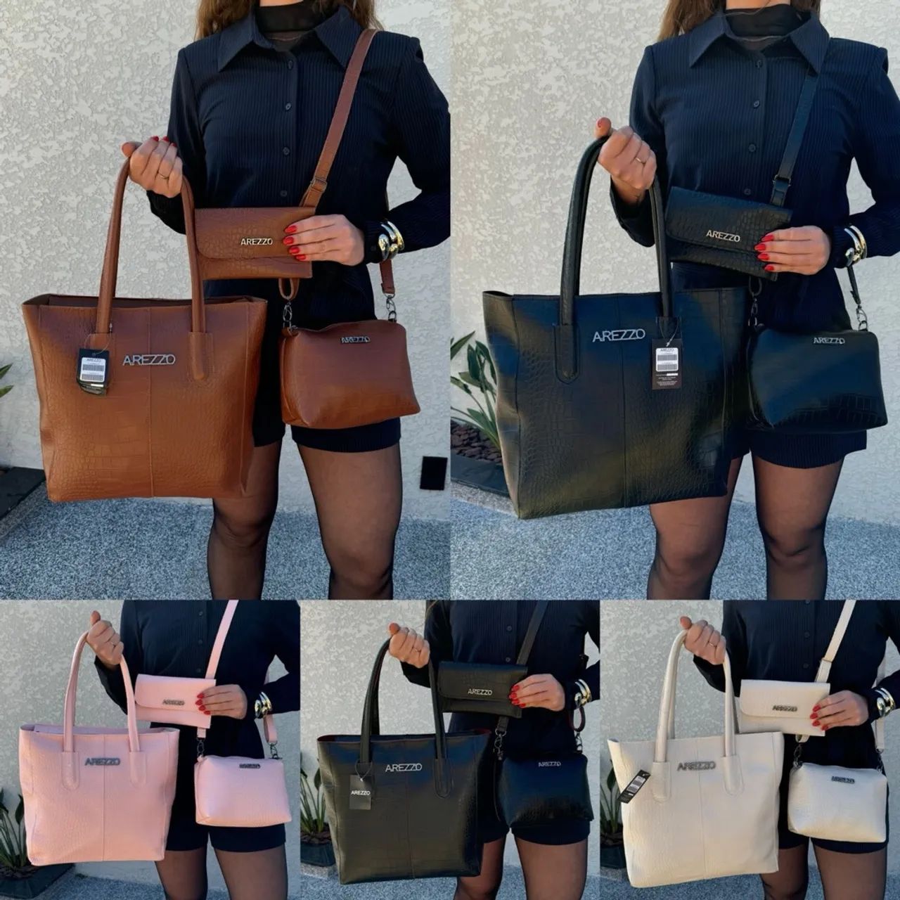 Kit 3 bolsas Arezzo  - Foto 4