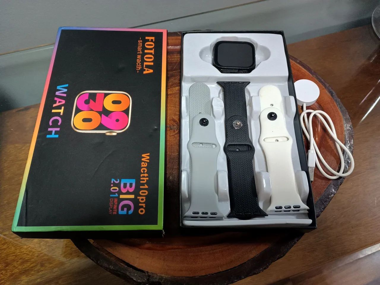 Relógio Smartwatch 45mm, preto