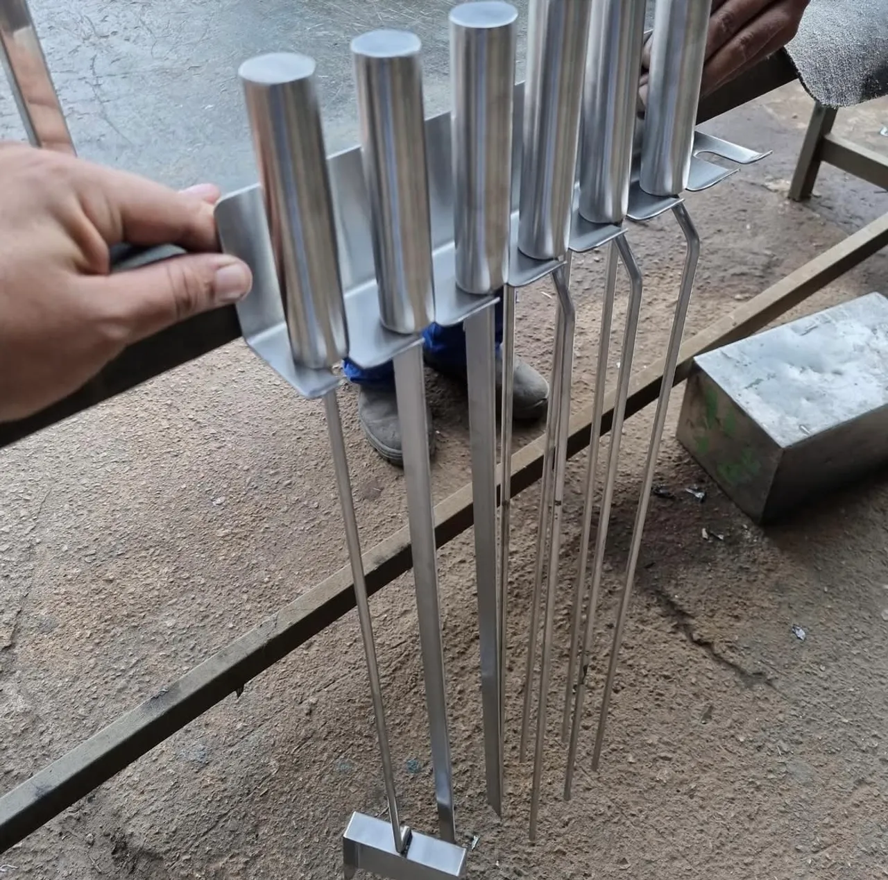 Espetos de Churrasco em Aço Inox