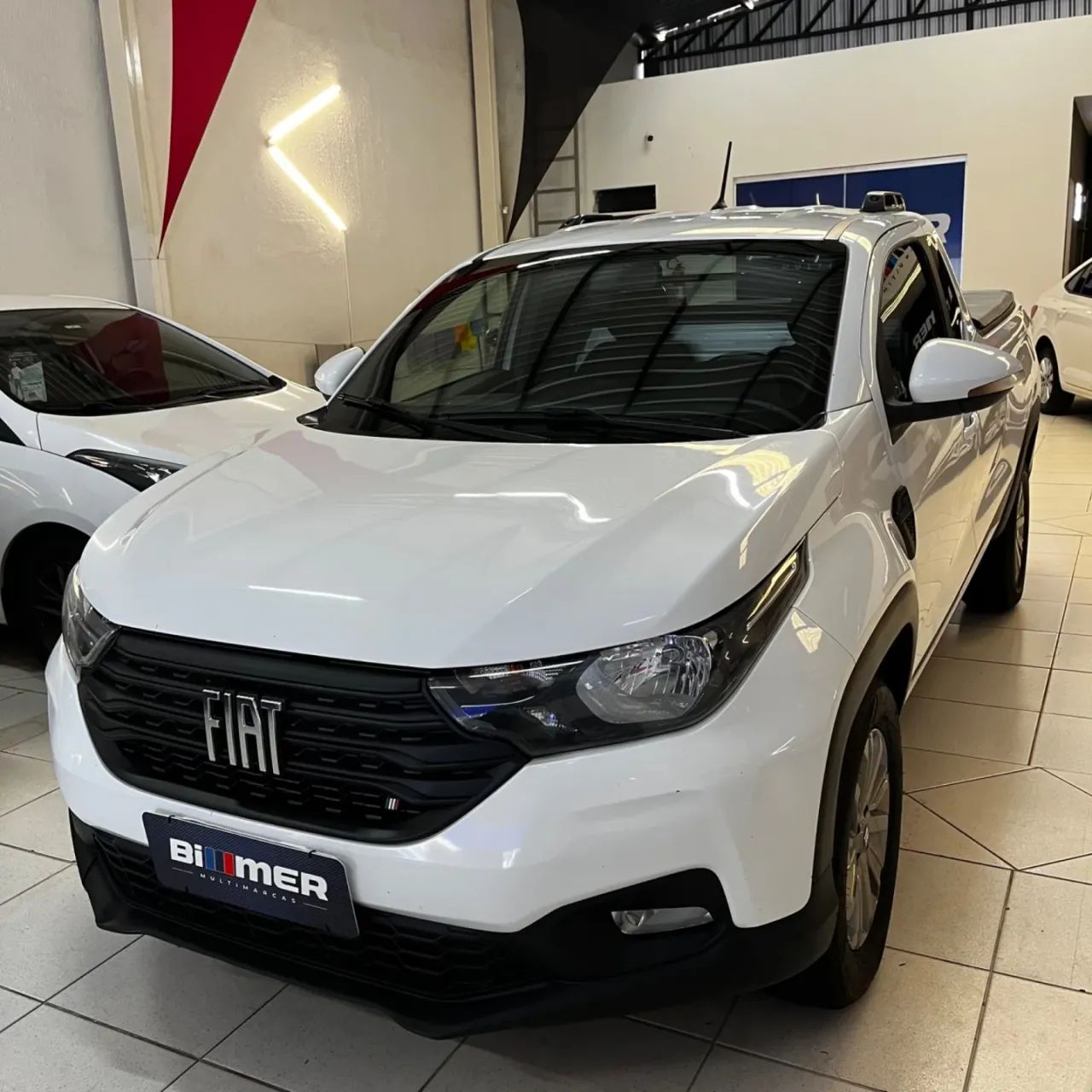 FIAT STRADA 1.3 FIREFLY FLEX FREEDOM CS MANUAL BRANCO 2021 - Foto 2