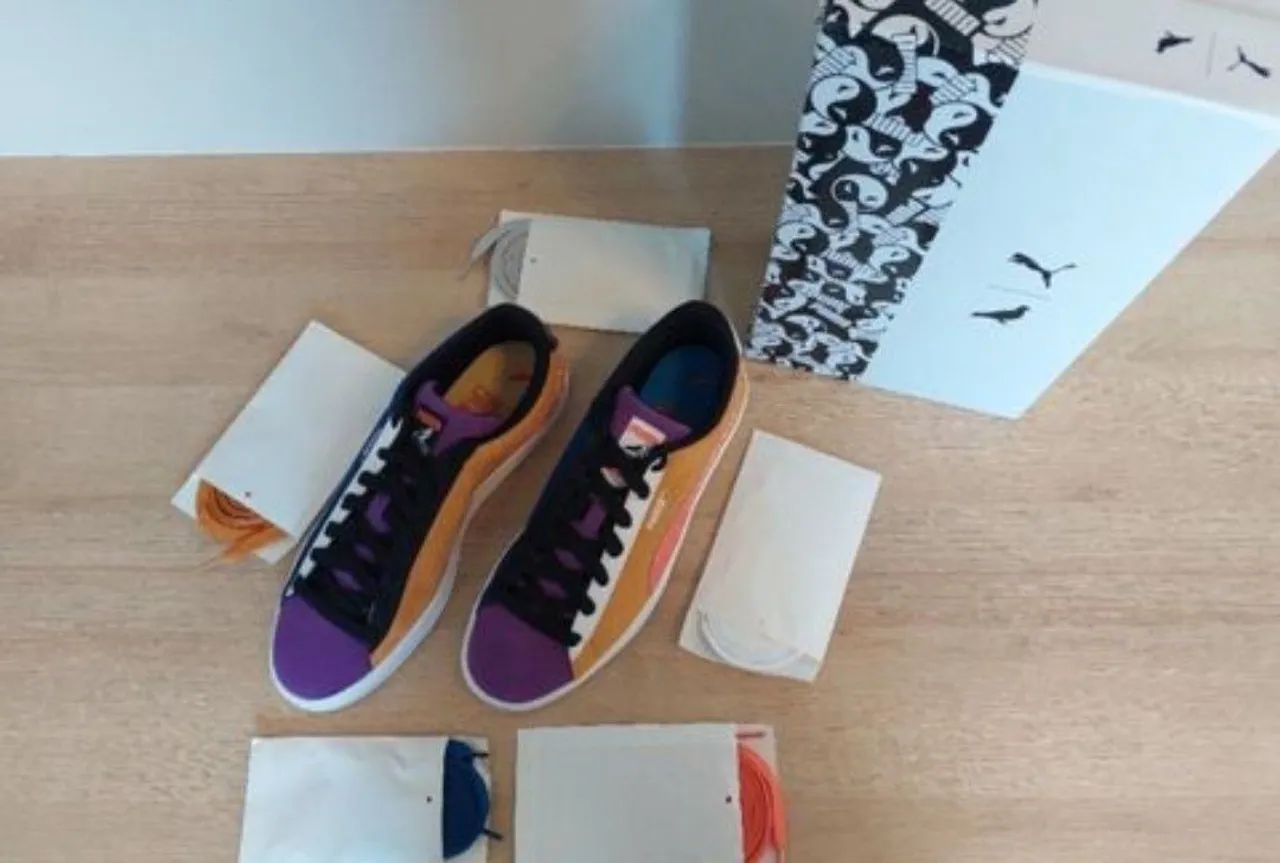 Puma "SUEDE" Jeff Staple creat from chaos 387355-01 - Foto 3