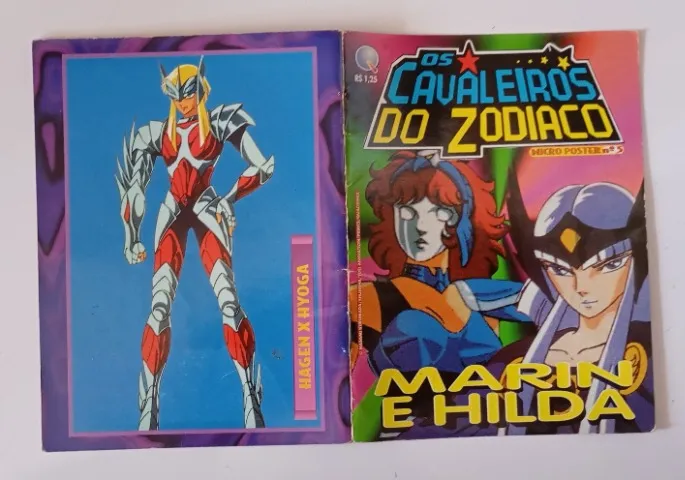 Micro Pôster Nº 5 Cavaleiros Dos Zodíacos Marin E Hilda