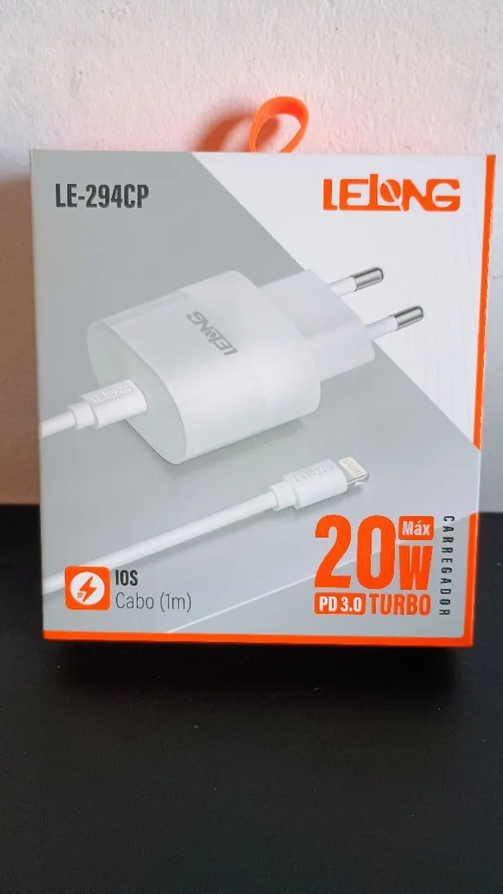 Carregador 20W Turbo om fonte USB-C para iPhone/ SUPER OFERTA
