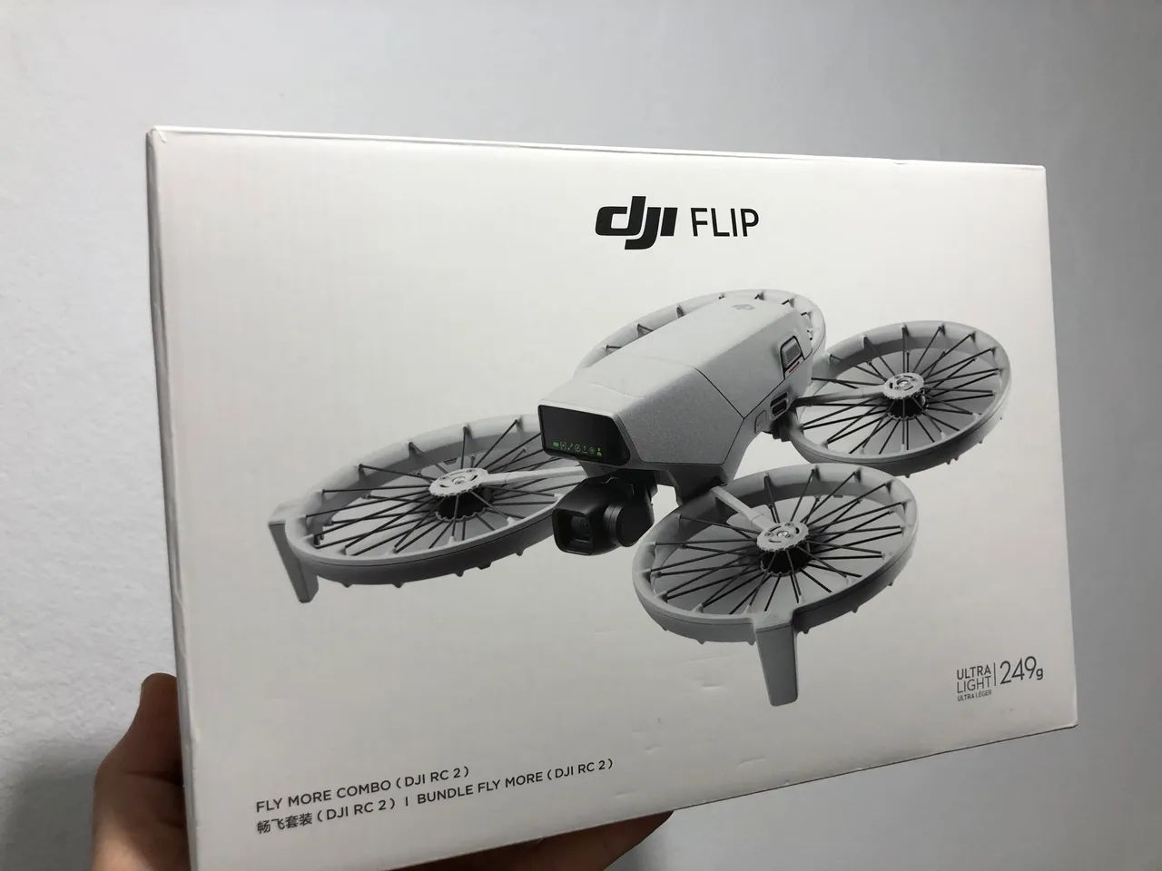 Drone Dji Flip  com tela 2 baterias bolsa 