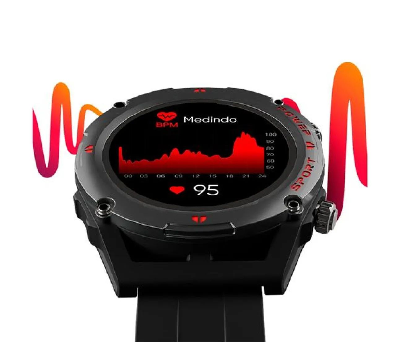 Smartwatch com tela colorida e design moderno - Foto 3