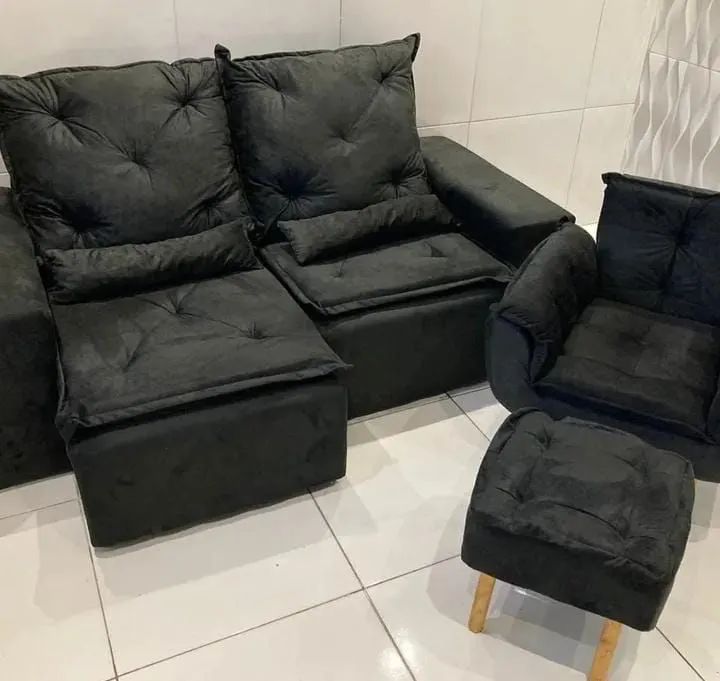  Sofá  poltrona+puff  - Foto 4