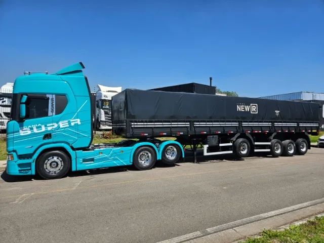 Scania R460 SUPER Ano 24 6x2Geladeira + 4 Eixo Graneleiro Guerra ano 23 13.5x 1.80mts - Foto 6