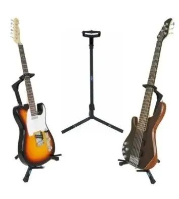 Suporte Para Instrumentos Chão Guitarra, Violão ou Baixo Ask G3s Cor Preto com trava  - Foto 4
