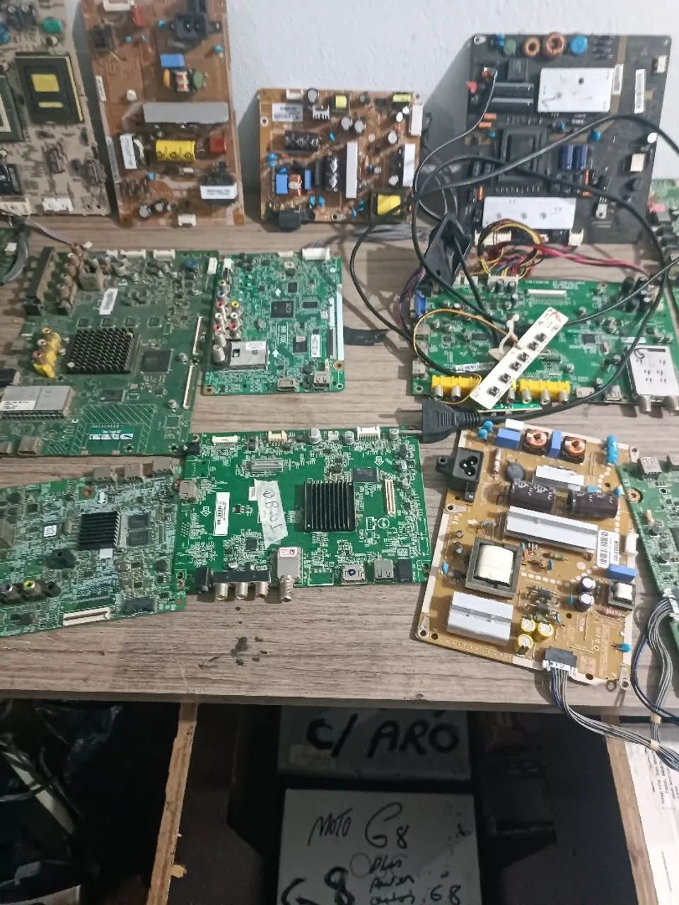 Lote de placas para TV funcionando  - Foto 3