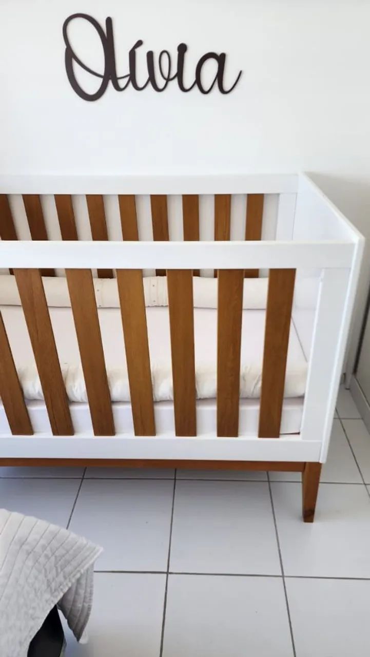 Berço 3 níveis vira cama - Foto 3