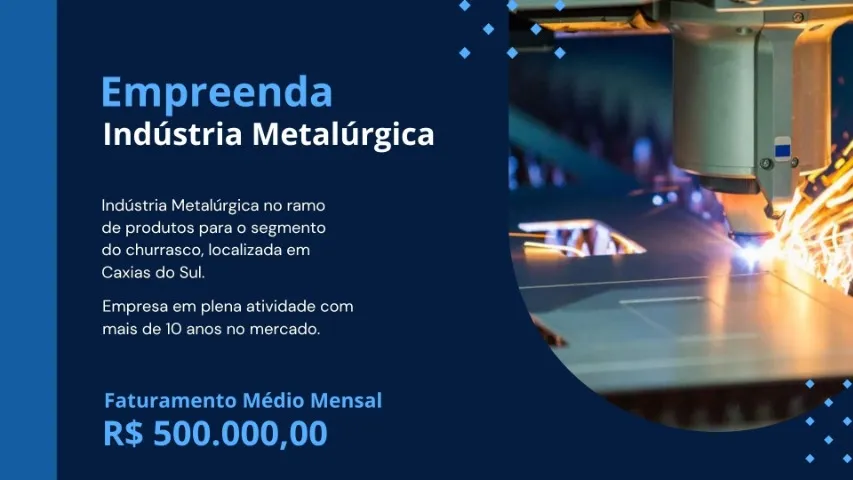 Vendo Empresa Metalúrgica Produtos para Churrasco
