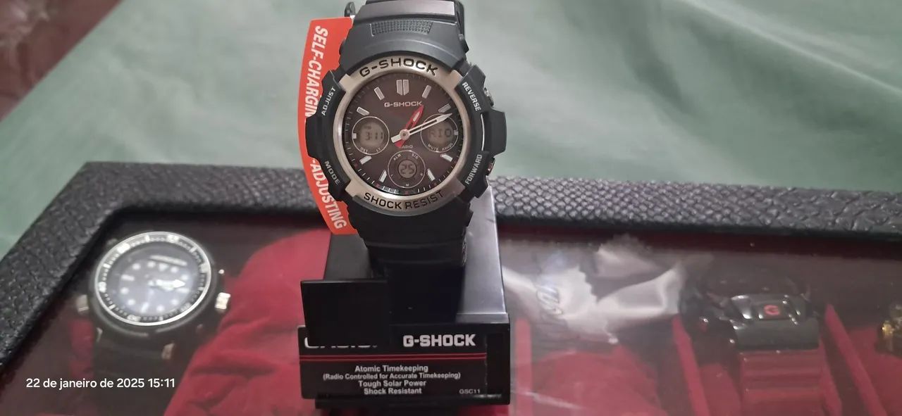 Relógio G-Shock Masculino AWG-M100A multiband 6 Tough Solar. <br> - Foto 2