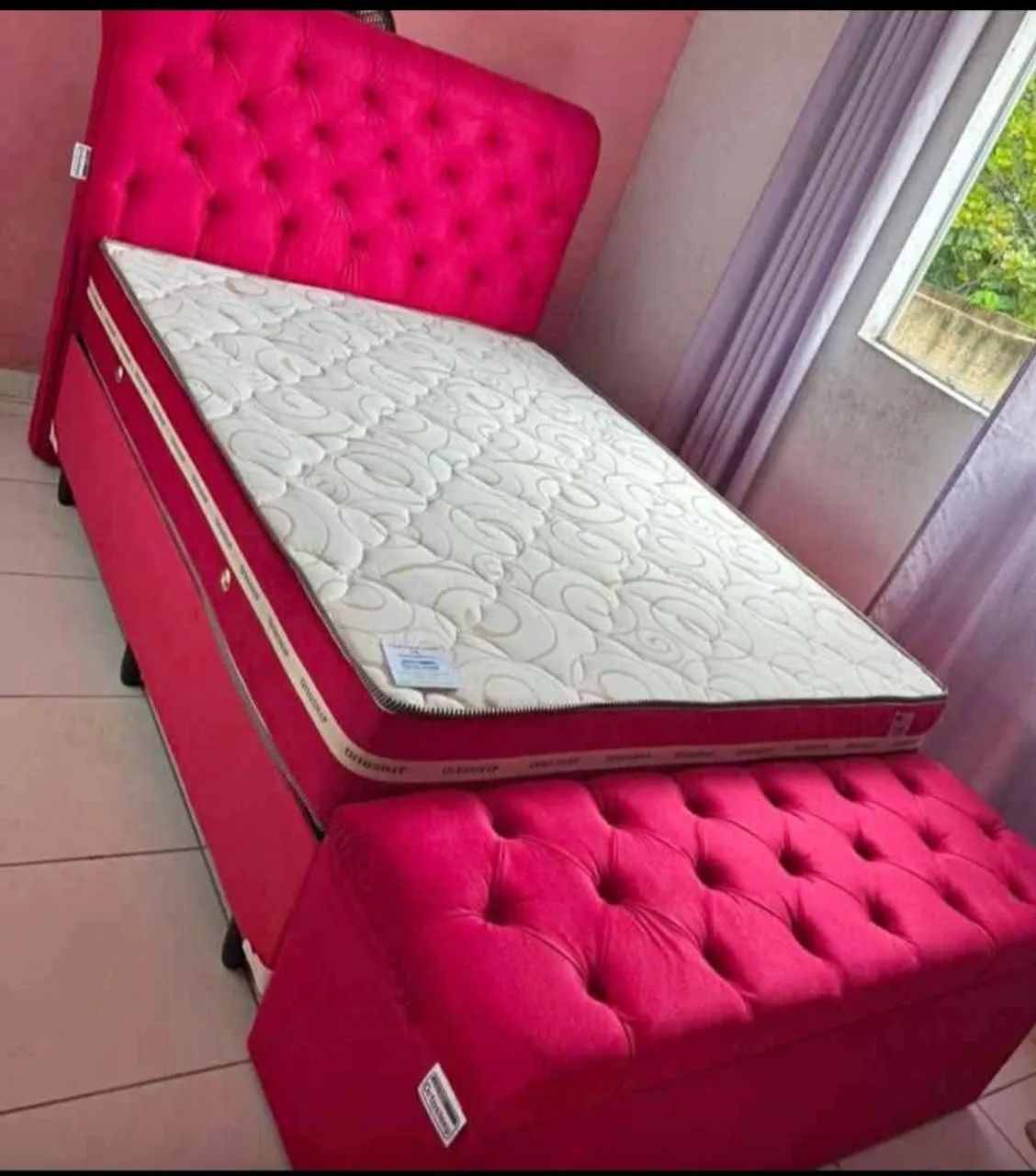 Cama casal completo  conjunto 