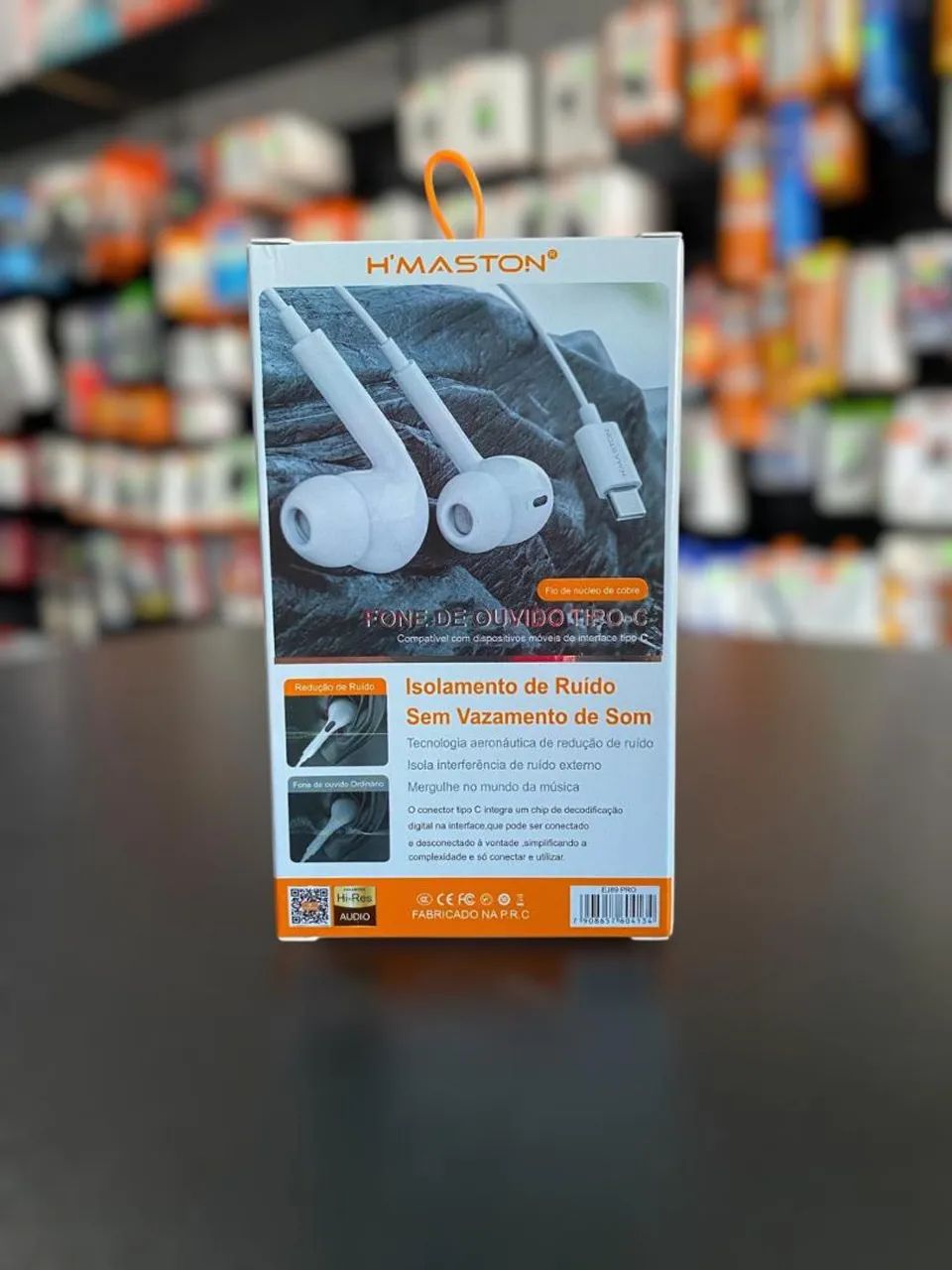FONE DE OUVIDO INTRA AURICULAR TIPO C EJ89 PRO - Foto 2