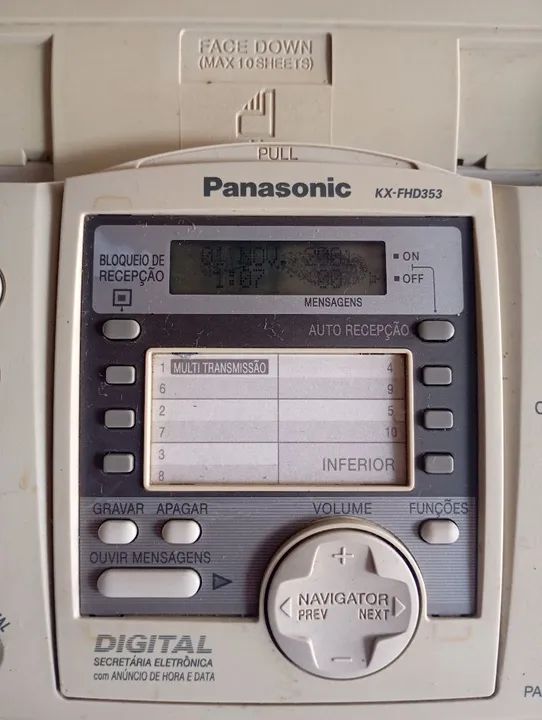 Secretária Eletrônica Panasonic KX-FHD353