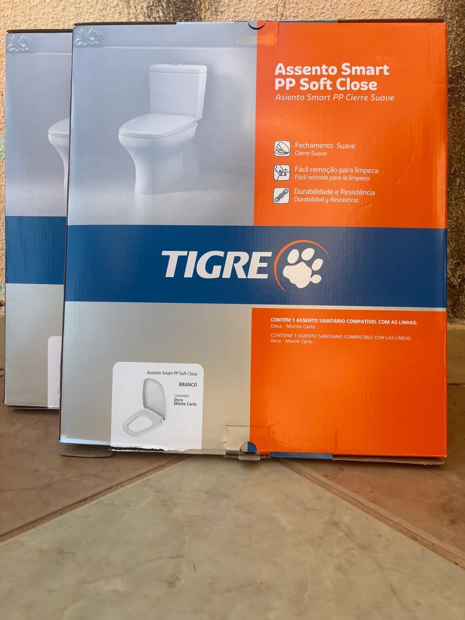 2 unid. Assento Vaso Sanitário Smart PP Soft Close - Foto 3