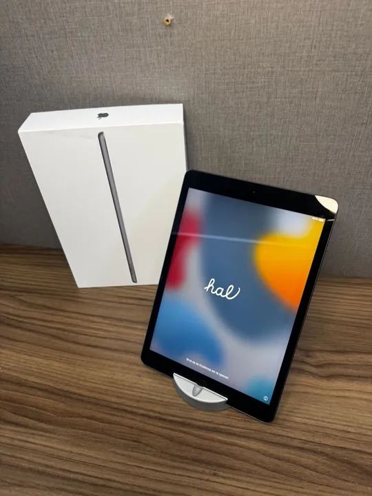 iPad 9 geração 64GB Space gray Wi-Fi (Seminovo impecável) Com capa  - Foto 2