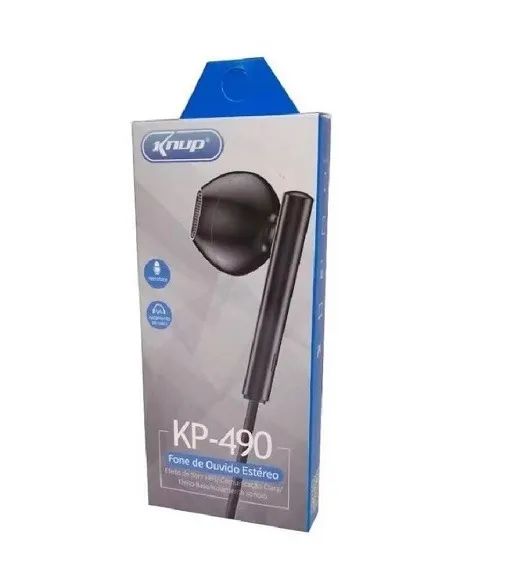 Fone De Ouvido Com Microfone Knup  KP-490 - Foto 3