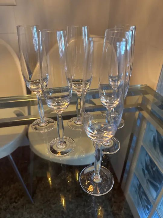 Kit de taças para champagne 
