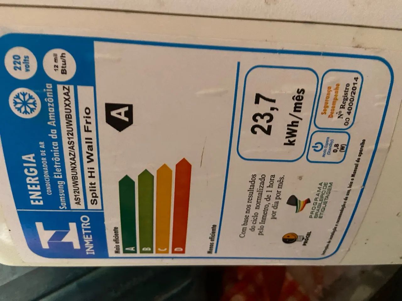 Vendo condensadora do ar-condicionado split Samsung de 12000. - Foto 5