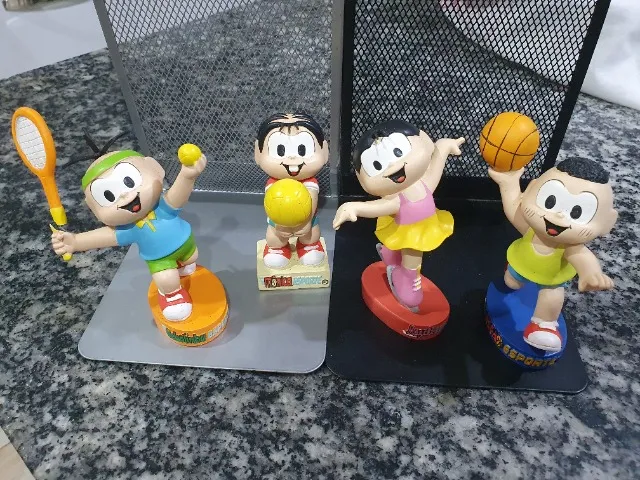 Coleção Turma da Mônica Esportes - Editora Salvat com 4 personagens